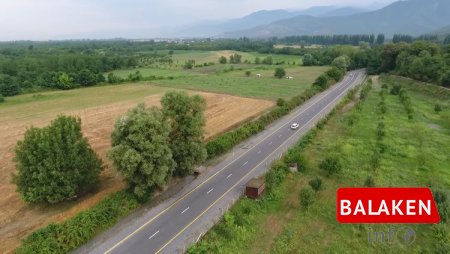 Balakəndə 29 km-lik avtomobil yolu yenidən qurulub