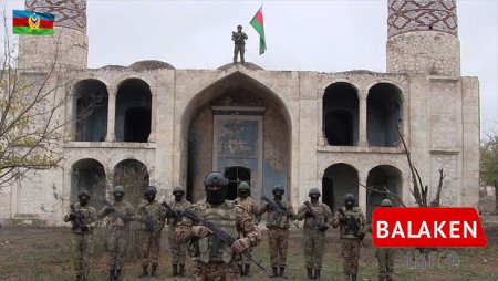 Ordumuz Ağdama Azərbaycan Bayrağını sancdı –VİDEO