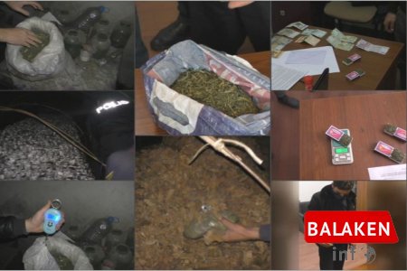 Balakəndə narkotiklərin qanunsuz dövriyyəsi ilə məşğul olan 9 nəfər saxlanılıb - VİDEO