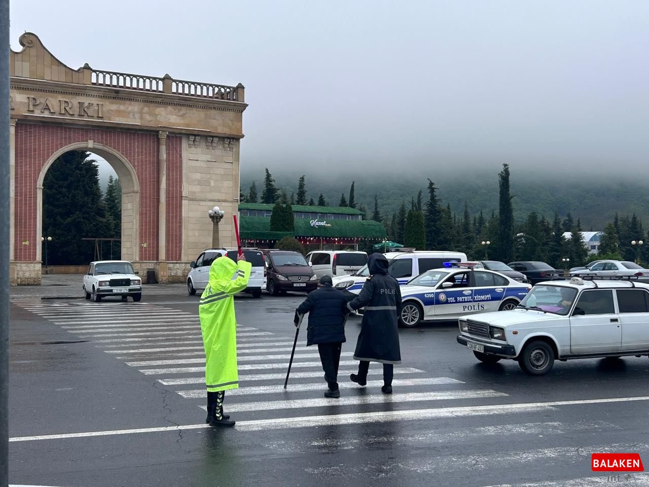 Balakəndə polis gücləndirilmiş rejimdə xidmət göstərir