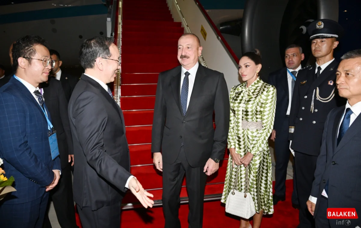 Azərbaycan Prezidenti İlham Əliyev Çində işgüzar səfərdədir