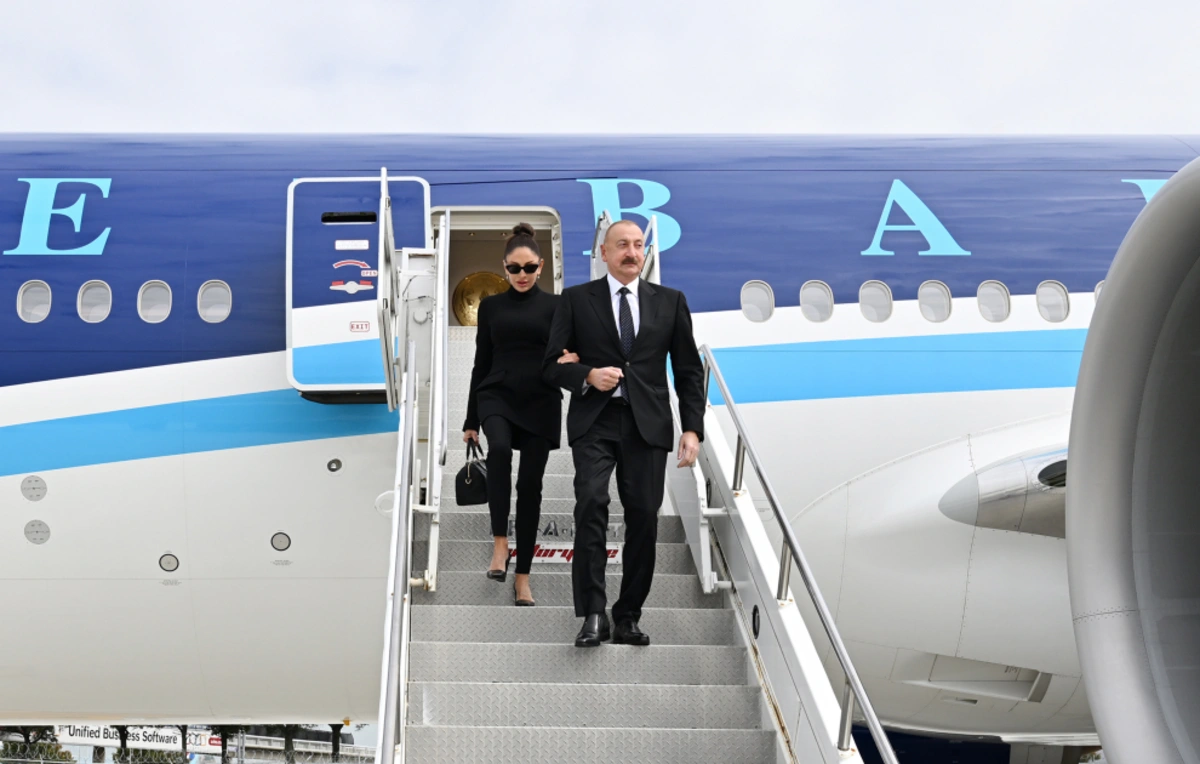 Prezident İlham Əliyev Nyu-York şəhərinə işgüzar səfərə gedib