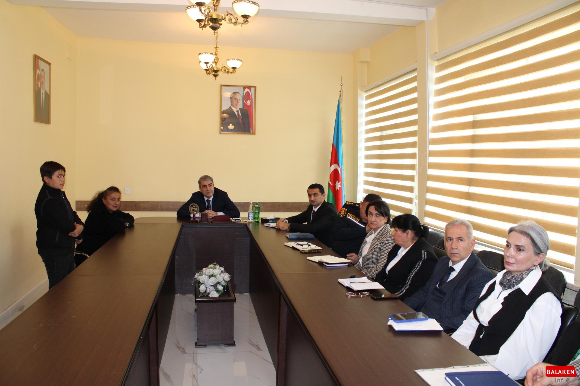 Balakən Rayon İcra Hakimiyyətinin başçısı Natiq Ağayev vətəndaş qəbulu keçirib