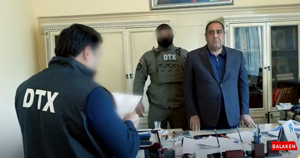 DTX Balakənin sabiq icra başçısının həbsi ilə bağlı məlumat yayıb - VİDEO
