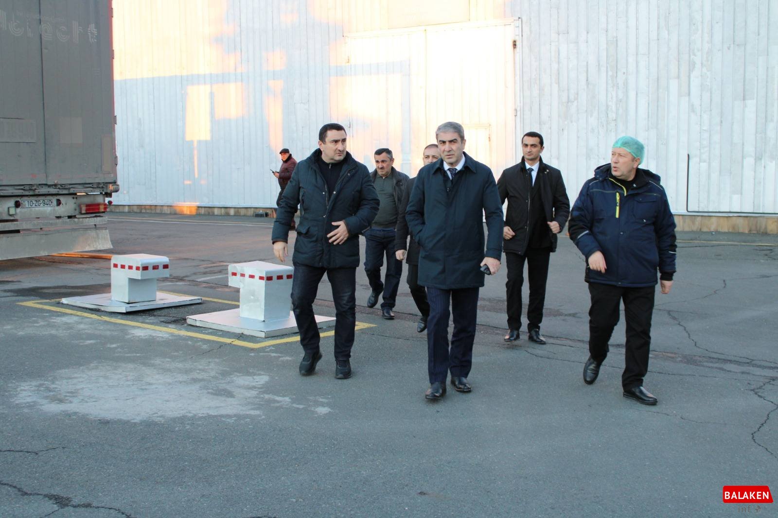 Balakən Rayon İcra Hakimiyyətinin başçısı  Natiq Ağayev  “BALACANS” MMC-də istehsal prosesi ilə tanış olub