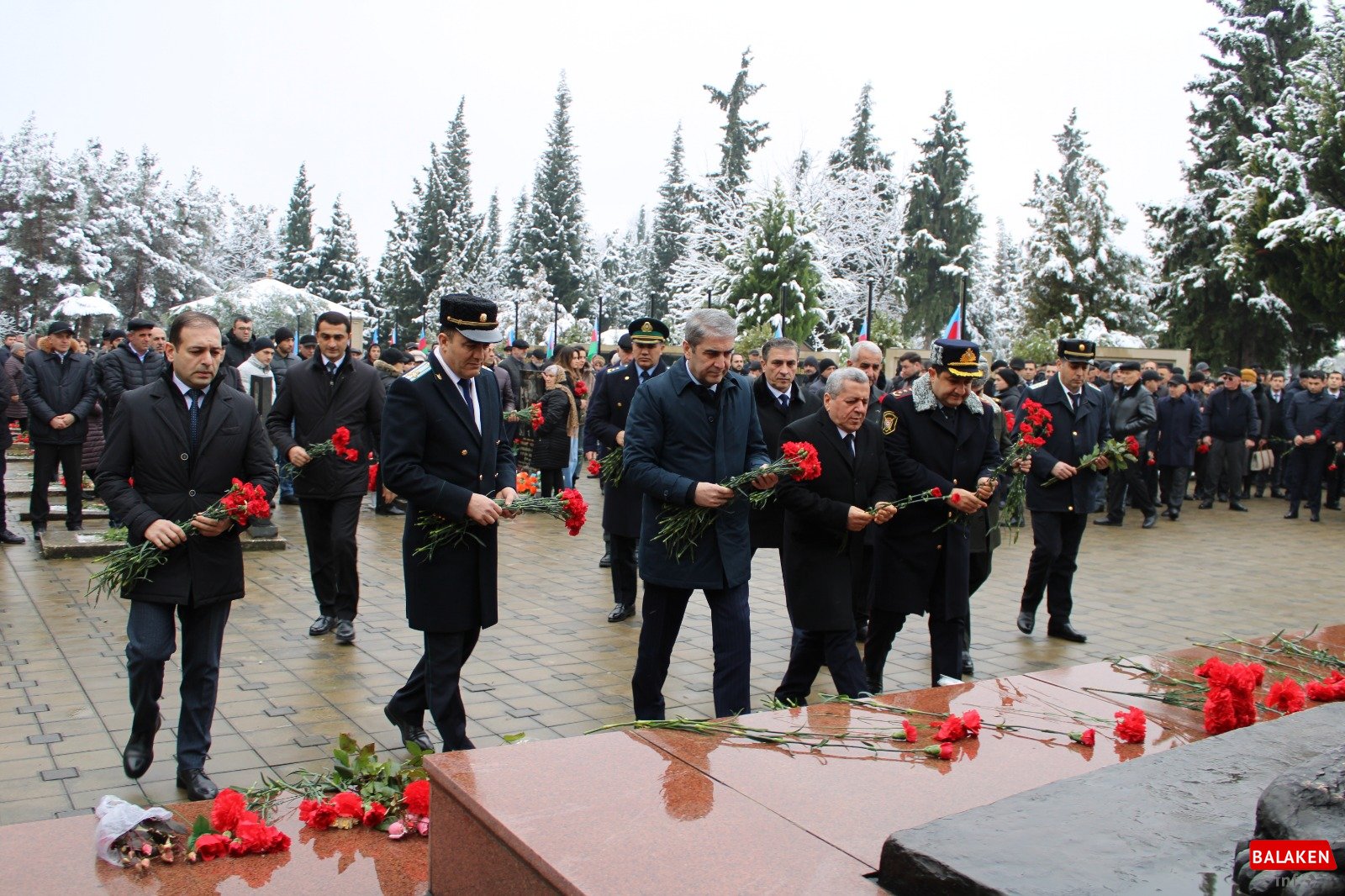 Balakən rayonunda 20 Yanvar şəhidlərinin xatirəsi anılıb