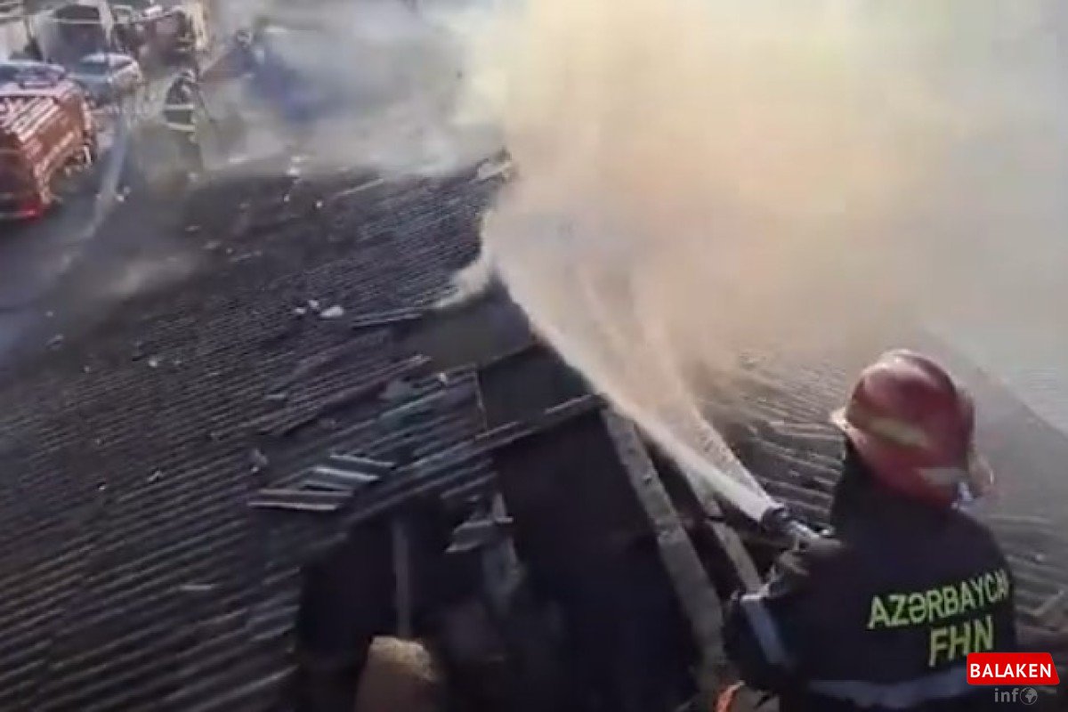 Balakəndə fərdi yaşayış evi yanıb, ev sahibi xəsarət alıb