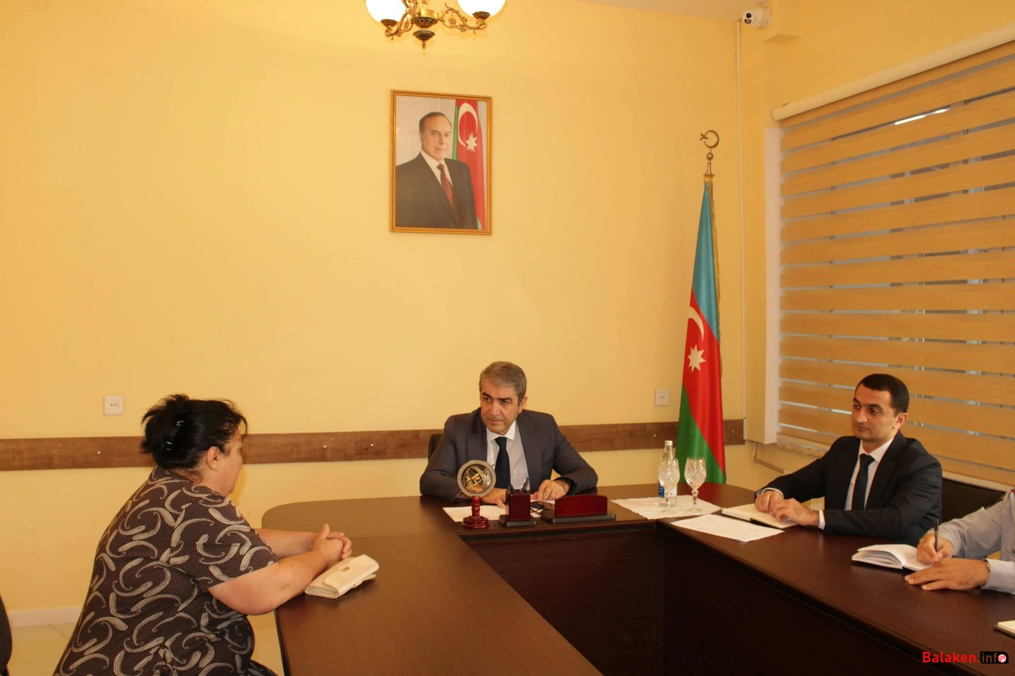 Balakən RİH-in başçısı Natiq Ağayev növbəti vətəndaş qəbulu keçirib