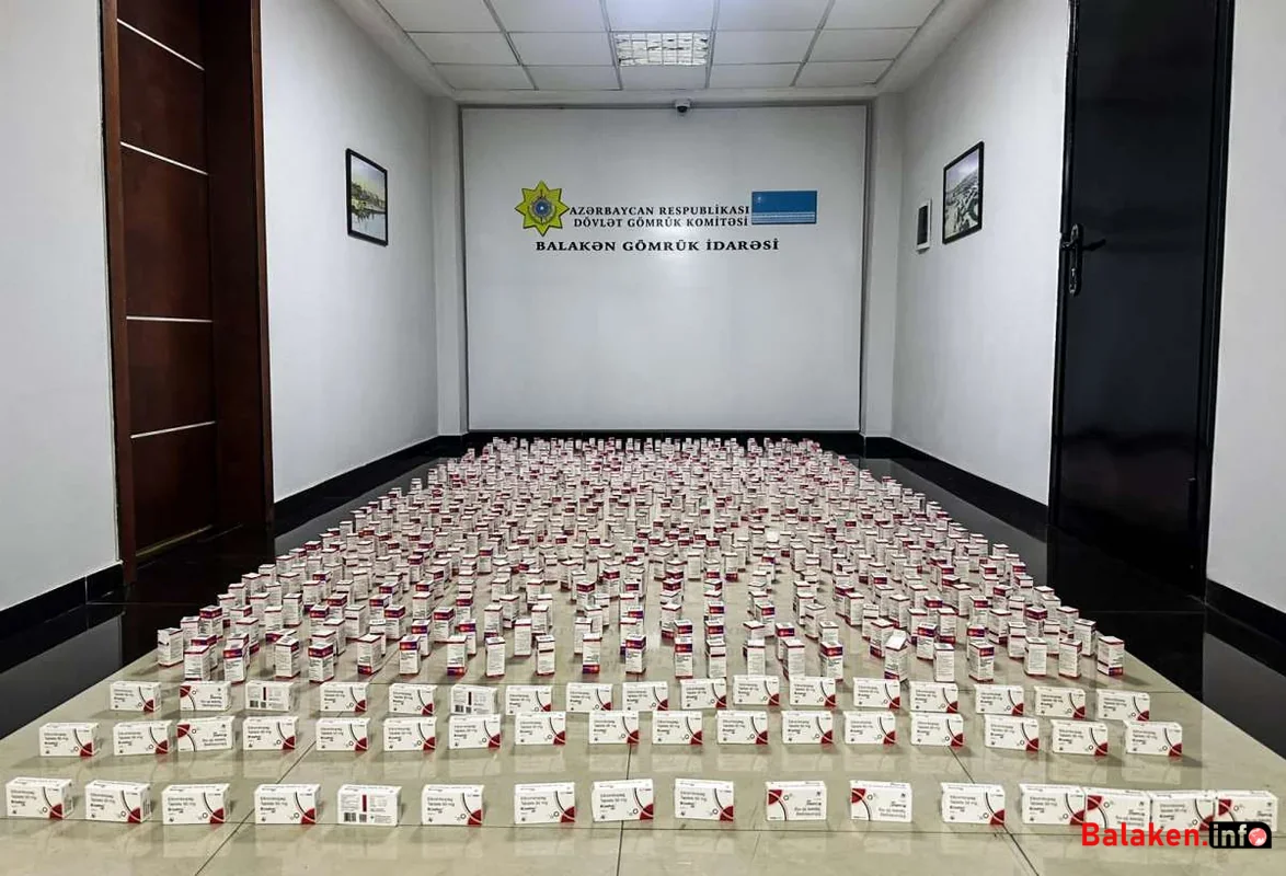 Balakən gömrüyündə külli miqdarda qanunsuz dərman vasitəsi aşkarlandı